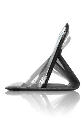 Targus Versavu Rotating Case and Stand for Tablets, Charcoal Gray/Calypso Pink (THZ15606US)