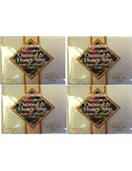 Trader Joe's Next to Godliness Oatmeal and Honey Soap 4oz - Pack of 2 (Four Pack (8 bars))