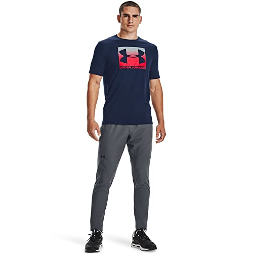 Under Armour Men's Boxed Sportstyle Short-Sleeve T-Shirt , Academy Blue (408)/Red , X-Large