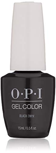 OPI GelColor Nail Polish, Black Gel Nail Polish, Black Onyx, 0.5 fl oz