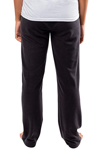 Ultra Game NBA Los Angeles Lakers Womens Sleepwear Super Soft Plush Pajama Loungewear Pants, Black, X-Large