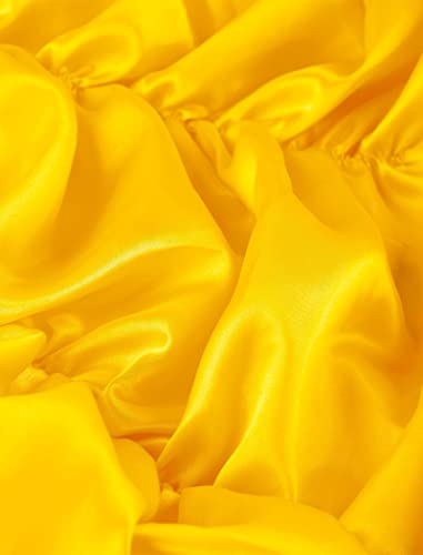 knemmy Princess Dress Up Clothes Halloween Beauty and Beast Costume for Girl Cosplay Birthday Outfit Yellow (yellow, 3T(100))