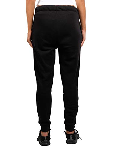 Ultra Game NBA Los Angeles Clippers Womens Jogger Pants Active Basic Fleece Sweatpants , Black, Small