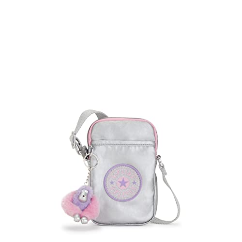 Kipling Women's Tally Minibag, Lightweight Crossbody Mini, Nylon Phone Bag, Candy Metal Fun