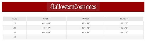 Plus Size Deluxe Hooded Robe Costume 2X