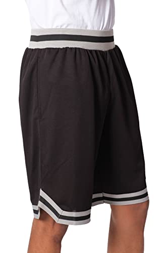 Ultra Game NBA San Antonio Spurs Mens Woven Basketball Shorts, Team Color, X-Large
