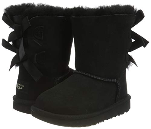 UGG Kids' Bailey Bow Ii Boot, Black, 11 Toddler US