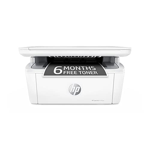 HP LaserJet MFP M140we All-in-One Wireless Black and White Printer with HP+ and Bonus 6 Months Instant Ink (7MD72E)