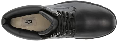 UGG Men's Stenton Boot, Black Leather, Size 13