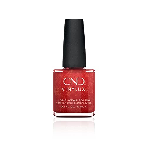 CND Vinylux Longwear Red Nail Polish, Gel-like Shine and Chip Resistant Color, 0.5 Fl Oz