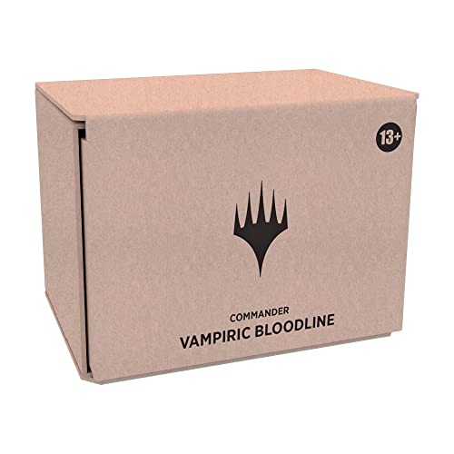 Magic The Gathering Innistrad: Crimson Vow Commander Deck – Vampiric Bloodline (Black-Red) | Minimal Packaging Version