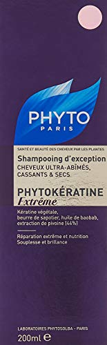 PHYTO Phytokératine Extrême Botanical Exceptional Shampoo, 6.7 Fl Oz