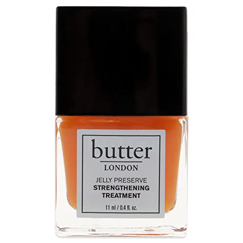 butter LONDON Orange Marmalade Jelly Preserve Strengthening Treatment, Orange, Nourishes Dry and Brittle Nails, Strengthens Weak Nails, Vitamin E and Tea Tree Oil, Gluten, Vegan and Cruelty Free