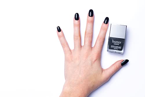 butter LONDON Patent Shine 10X Nail Lacquer, Gel-Like Finish, Chip-Resistant Formula, 10-Free Formula, Cruelty-Free, Polymer Technology, Earl Grey