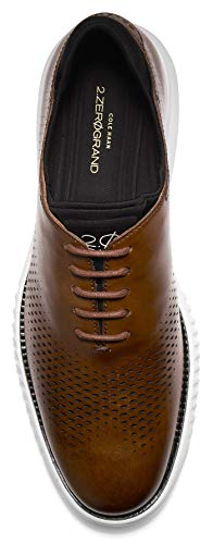 Cole Haan Mens 2 Zerogrand LSR Wing British Tan/Black/Ivory 8 D - Medium