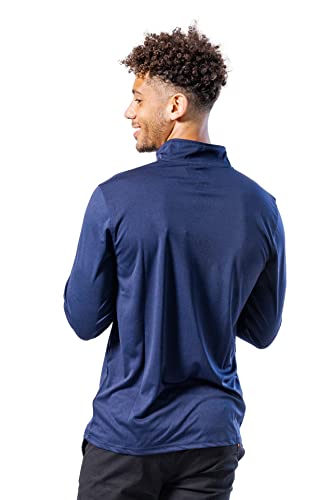 Ultra Game mens Pullover Tee NBA Men s Quarter Zip Poly Knit Long Sleeve Shirt, Team Color, Large US