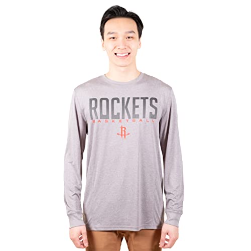 Ultra Game -NBA Men's Active Long Sleeve Pullover T-Shirt