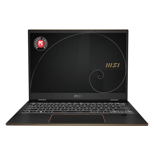 MSI Summit E13 Flip Evo Business Professional Laptop: 13.4' FHD+ 1200p, Intel Core i7-1195G7, Intel Iris Xe, 16GB, 512GB SSD, Thunderbolt 4, WiFi 6E, TPM 2.0, Win10PRO, Ink Black (A11MT-223)