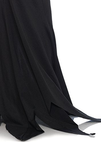 Leg Avenue Women's 3 Pc Immortal Mistress Costume with Dress, Belt, Necklace, Black, Medium-Large