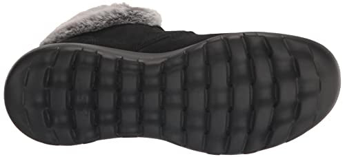 Skechers Women's ON-The-GO Joy-Plush Dreams Fashion Boot, Black/Grey, 11