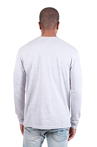 Ultra Game NBA New Orleans Pelicans Mens Supreme Long Sleeve Pullover Tee Shirt, Heather Gray, Small