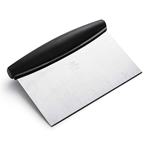 OXO Good Grips Stainless Steel Scraper and Chopper,Silver/Black