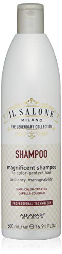 Il Salone Milano Professional Magnificent Shampoo for Color Treated Hair - Protects and Prolongs Color - Premium Quality - 16.91 Fl. Oz. / 500ml