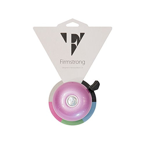 Firmstrong Classic Beach Cruiser Bicycle Bell, Pink