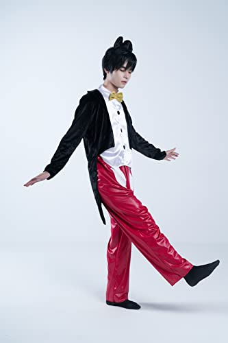 Disney Disguise Mickey Mouse Deluxe Mens Adult Costume, Red/Black/White, X-Large/42-46