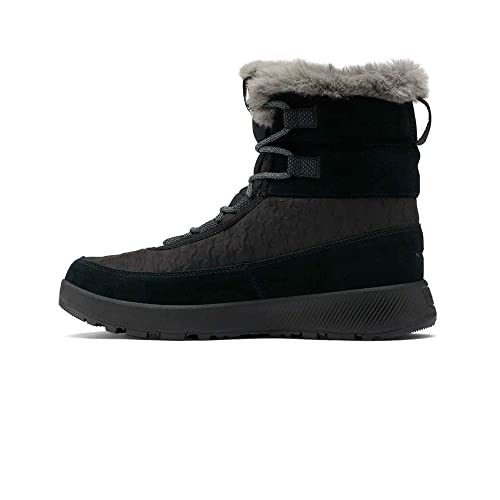 Columbia Women's Slopeside Peak Luxe, Black/Graphite, 5