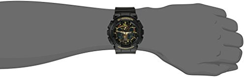 Casio Men's GA-100CF-1A9CR G-Shock Camouflage Watch With Black Resin Band