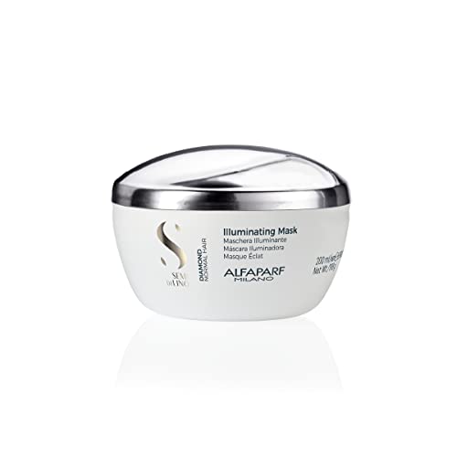 Alfaparf Milano Semi Di Lino Diamond Illuminating Hair Mask, Normal Hair, 6.98 oz