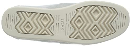 TOMS Men's Alpargata Recycled Cotton Canvas” Loafer Flat, Drizzle Grey, 8