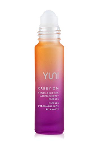 YUNI Beauty Essential Oil Fragrance Roll On (0.33 oz) Carry Om Stress-Relieving Aromatherapy Rollerball - Calming and Soothing Natural Perfume Alternative - All Natural, Paraben-Free, Cruelty-Free