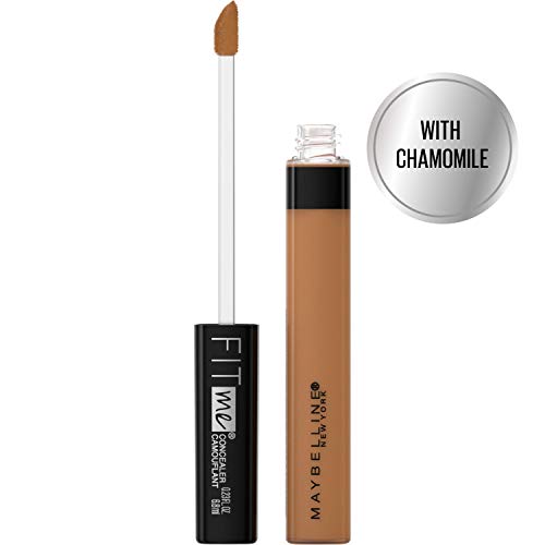 Maybelline Fit Me Liquid Concealer Makeup, Natural Coverage, Lightweight, Conceals, Covers Oil-Free, Tan, 1 Count