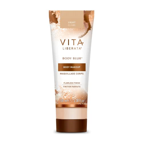 Vita Liberata Body Blur, Leg and Body Makeup. Skin Perfecting Body Foundation for Flawless Bronze, Easy Application, Radiant Glow, Evens Skin Tone,  New Packaging