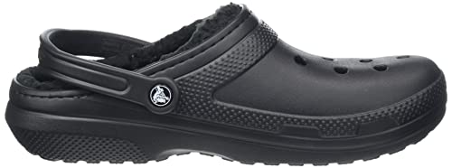 Crocs Classic Lined Clog Black/Black Men's 3, Women's 5 Medium
