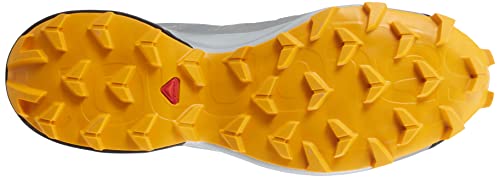 Salomon Speedcross 5 Gore-TEX Trail Running Shoes for Men, Monument/Black/Saffron, 11