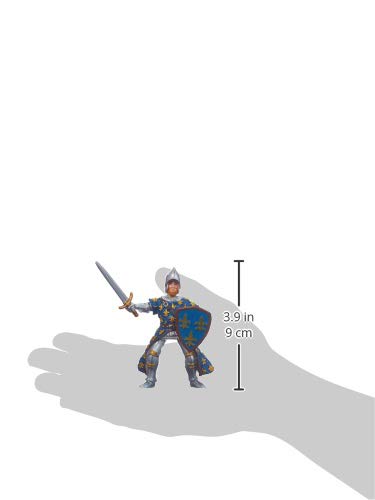 Papo -Hand-Painted - Figurine -Medieval-Fantasy -Blue Prince Philip -39253 - Collectible - for Children - Suitable for Boys and Girls - from 3 Years Old