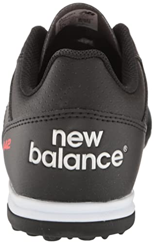 New Balance Men's 442 V2 Team TF Soccer Shoe, Black/White, 8.5