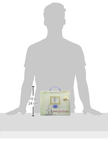 Baby Briefcase Baby Paperwork Organizer, Mint/Periwinkle