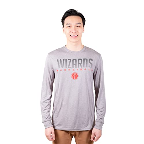 Ultra Game -NBA Men's Active Long Sleeve Pullover T-Shirt