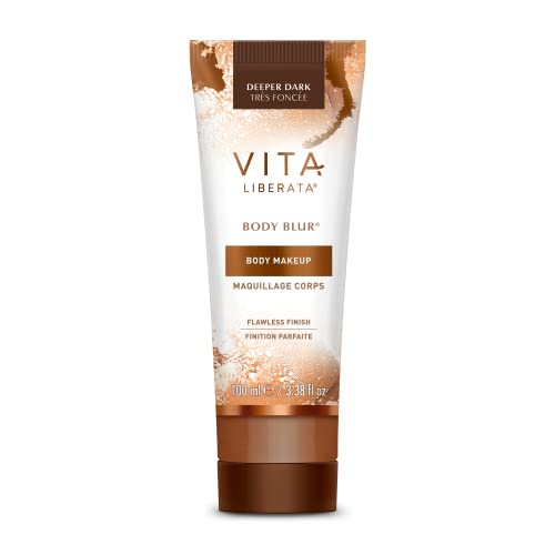 Vita Liberata Body Blur, Leg and Body Makeup. Skin Perfecting Body Foundation for Flawless Bronze, Easy Application, Radiant Glow, Evens Skin Tone,  New Packaging