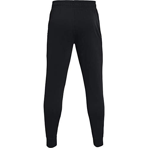 Under Armour Mens Rival Terry Joggers , Black (001)/Onyx White , X-Large