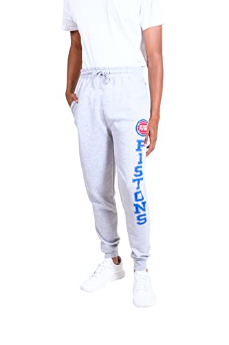 Ultra Game NBA Men's Soft Team Jogger Sweatpants, Heather Gray, XX-Large