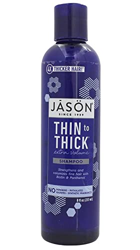 Jason Thin-to-Thick Extra Volume Shampoo, 8 oz. (Packaging May Vary)