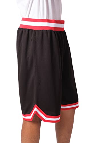 Ultra Game NBA Atlanta Hawks Mens Woven Basketball Shorts, Team Color, XX-Large