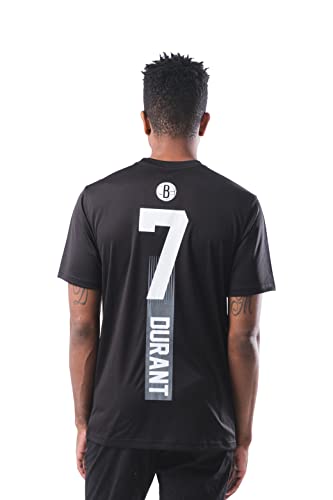 Ultra Game NBA Brooklyn Nets - Kevin Durant Mens Active Tee Shirt, Team Color, Small