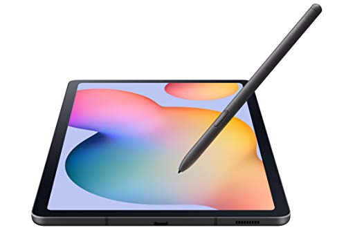 SAMSUNG Galaxy Tab S6 Lite 10.4' 128GB Android Tablet w/ Long Lasting Battery, S Pen Included, Slim Metal Design, AKG Dual Speakers, US Version, Oxford Gray