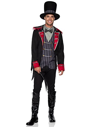 Leg Avenue mens Sinister Ring Master Adult Sized Costumes, Multi, X-Large US